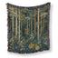 Midnight Wildflower Wood Blanket