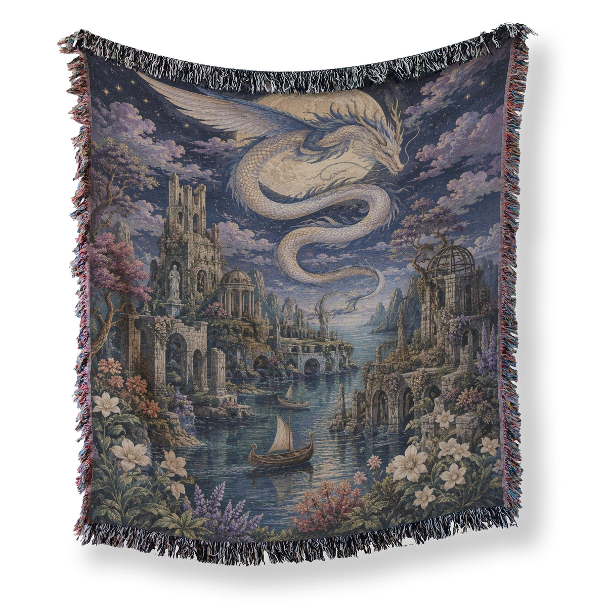 The Moon Serpent Ruins Blanket Main image