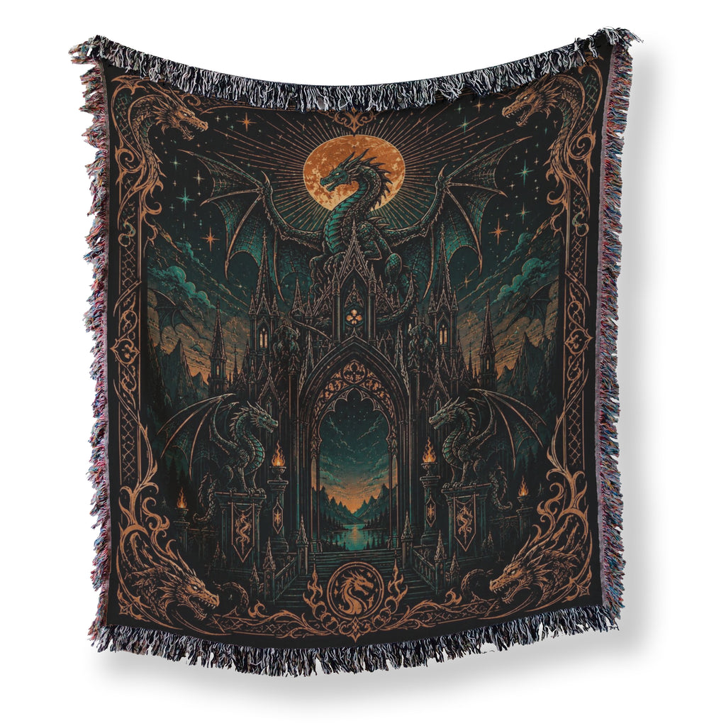 Dragon Gate of the Crimson Moon Blanket
