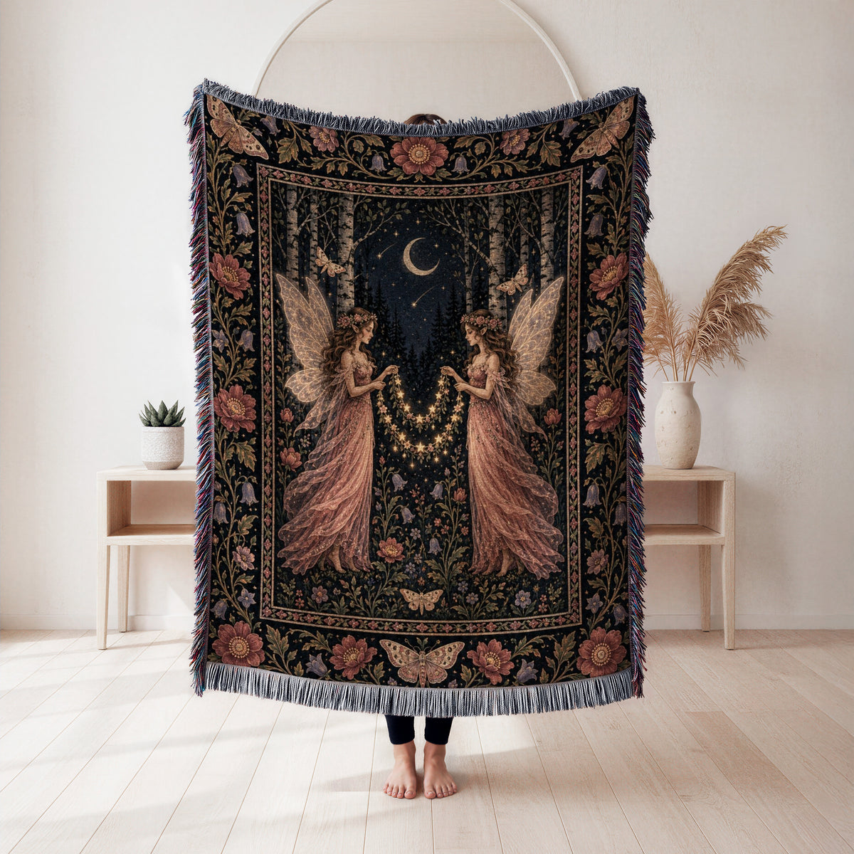 Birchwood Starlight Fairies Blanket