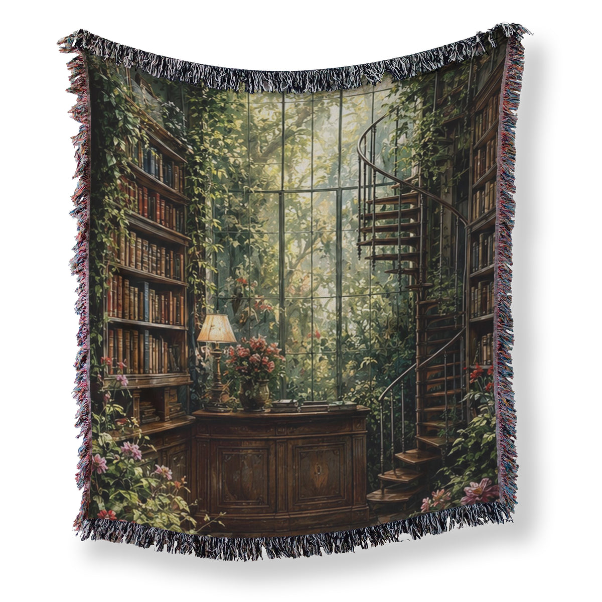 The Greenhouse Library Blanket