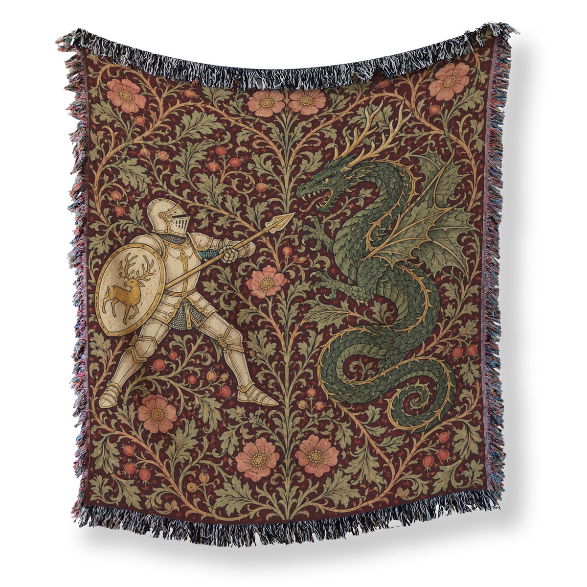 The Rosewood Wyrm Duel Blanket Main image