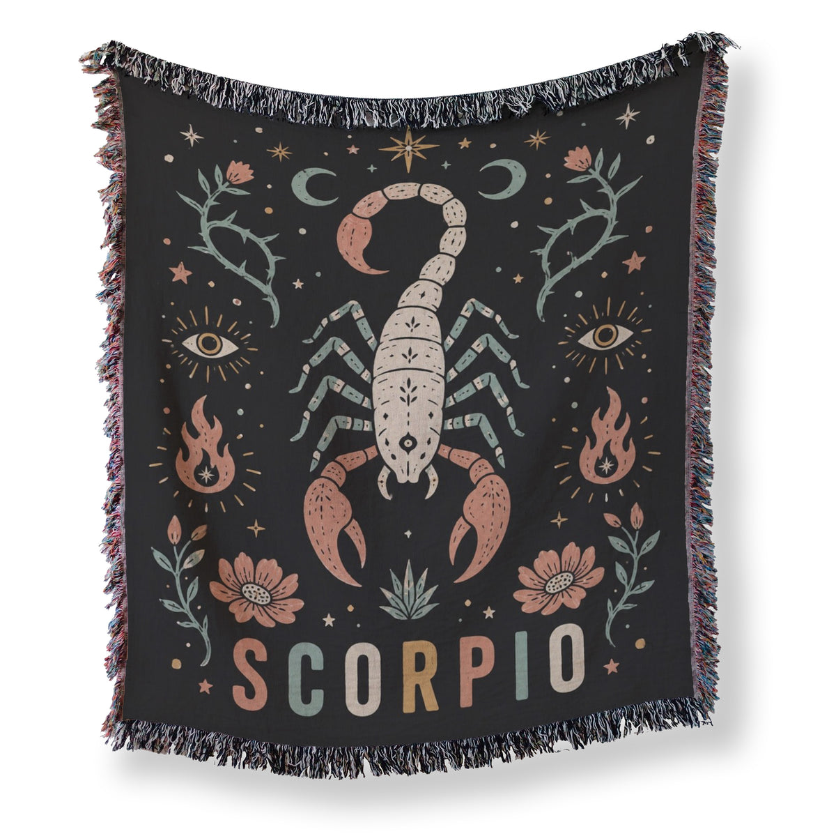 Scorpio Mystic Scorpion Zodiac Blanket