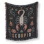 Scorpio Mystic Scorpion Zodiac Blanket