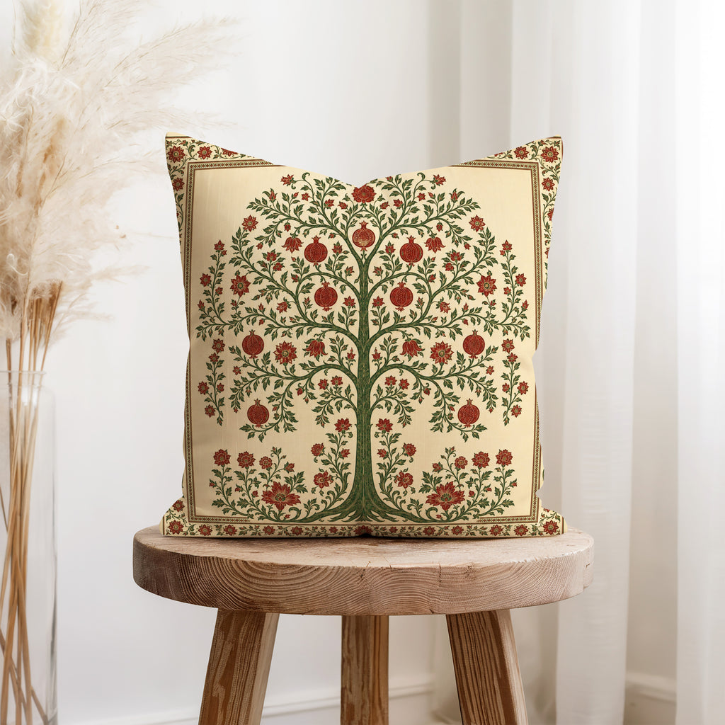 Pomegranate Tree of Life Pillow