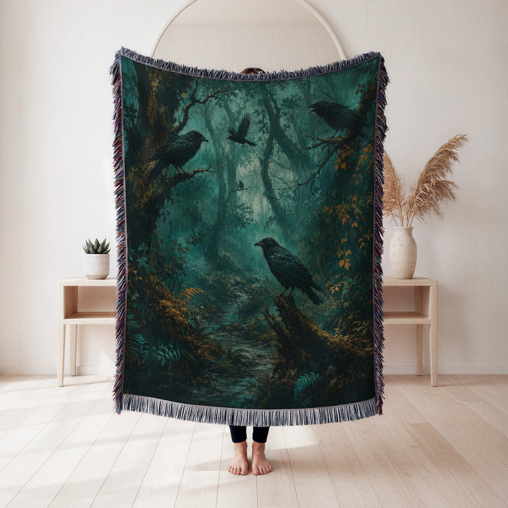 Raven Forest Blanket