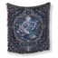 Pisces Moonlit Twin Fish Zodiac Blanket