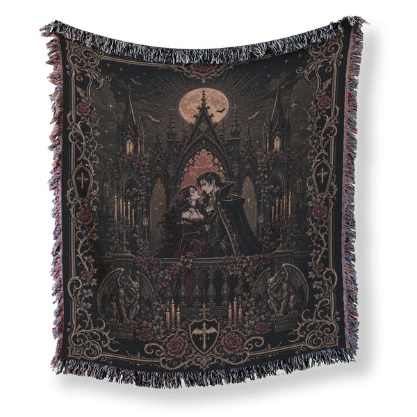 Vampire Lovers at Midnight Blanket