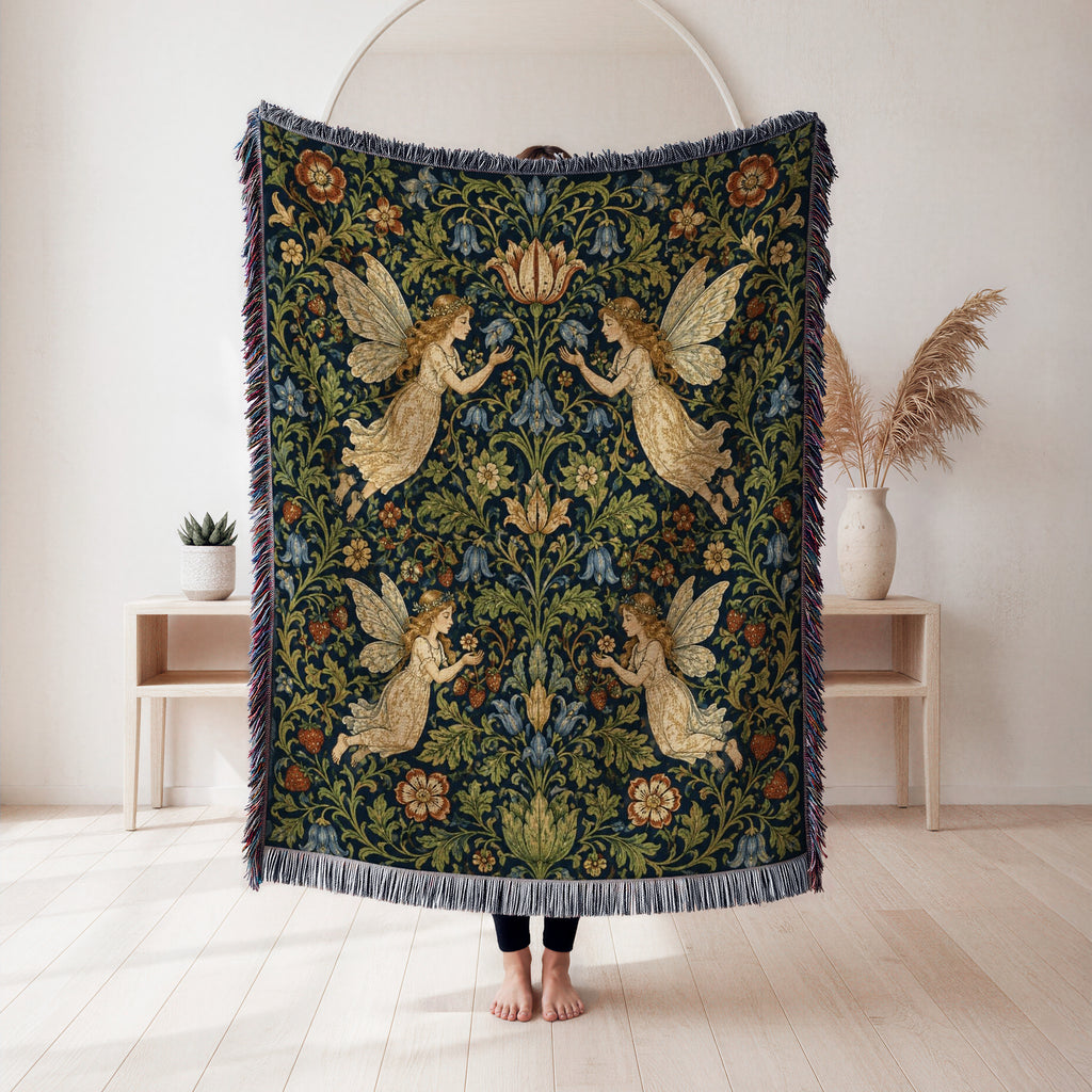 Bluebell Fairy Tapestry Blanket