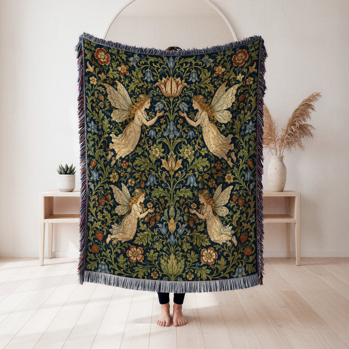 Bluebell Fairy Tapestry Blanket