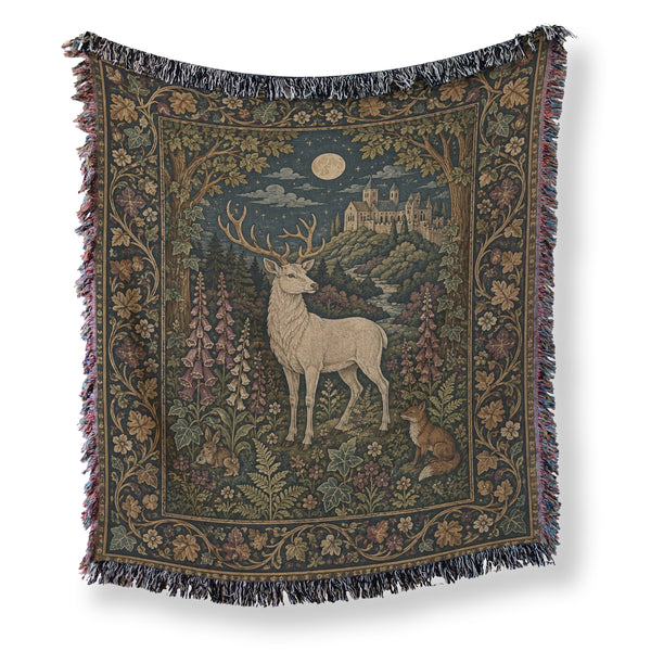 The White Stag Beneath the Moon Blanket