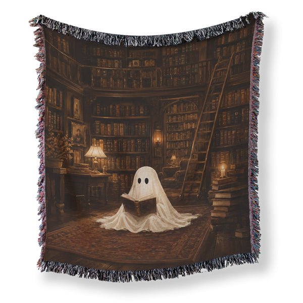 The Little Library Ghost Blanket