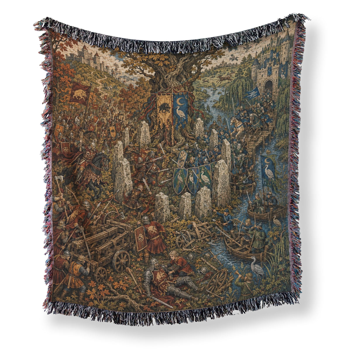 The Battle Beneath the Ancient Oak Blanket