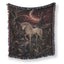 Moonlit Lake Unicorn Blanket