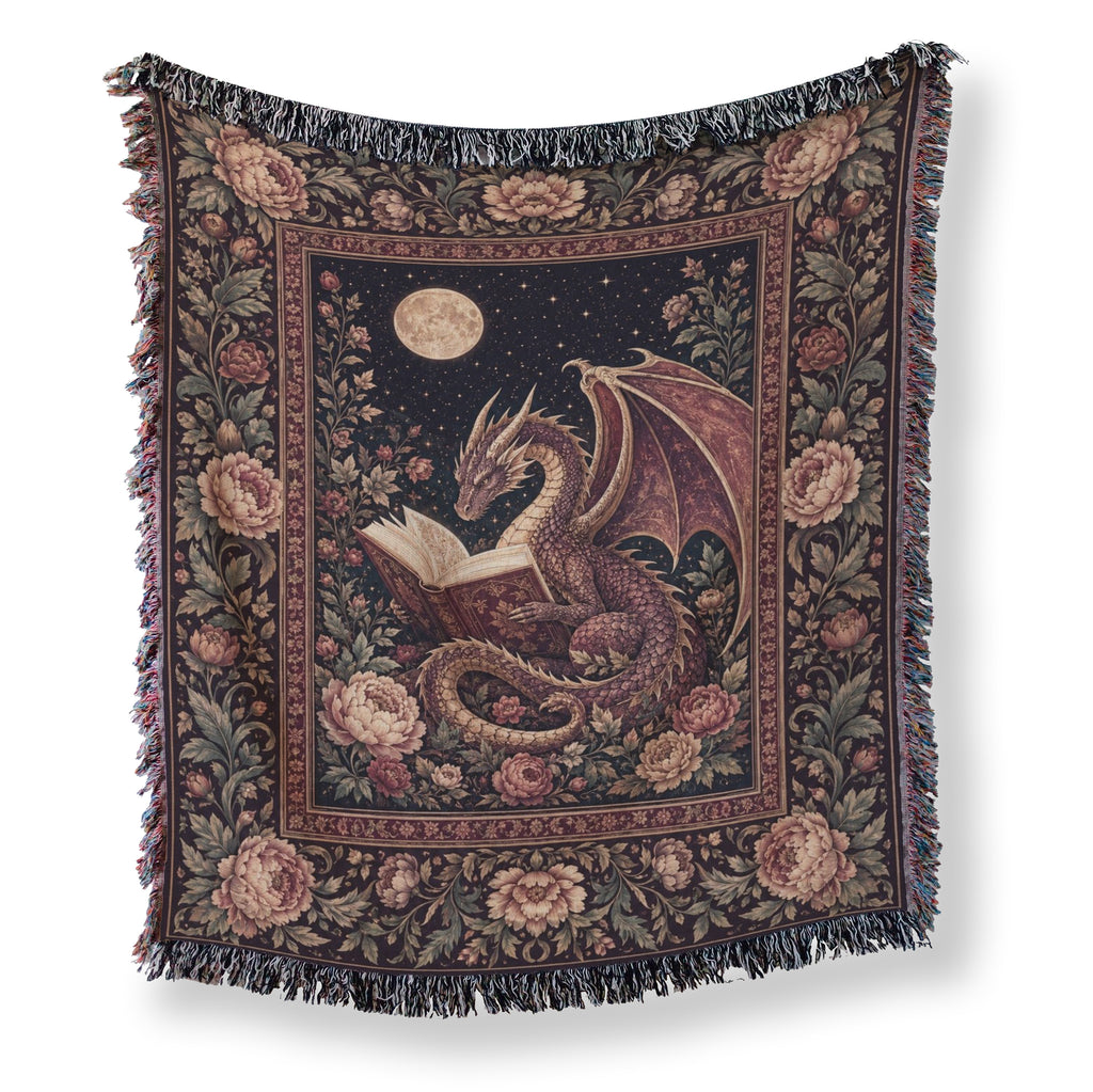 Rose Garden Dragon Reader Blanket