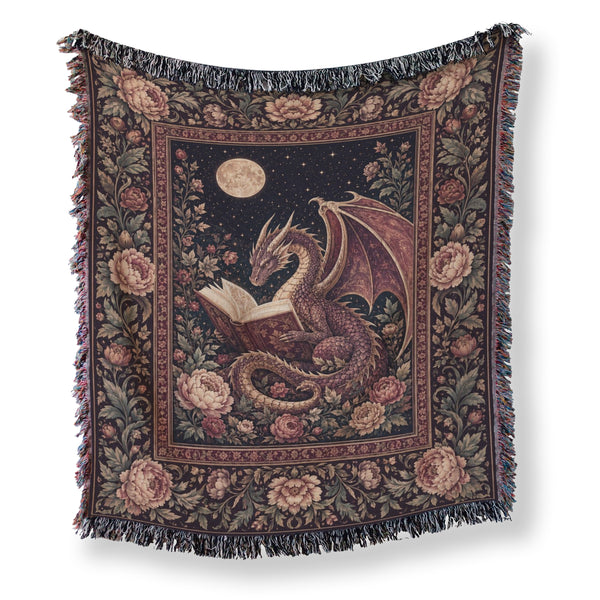Rose Garden Dragon Reader Blanket