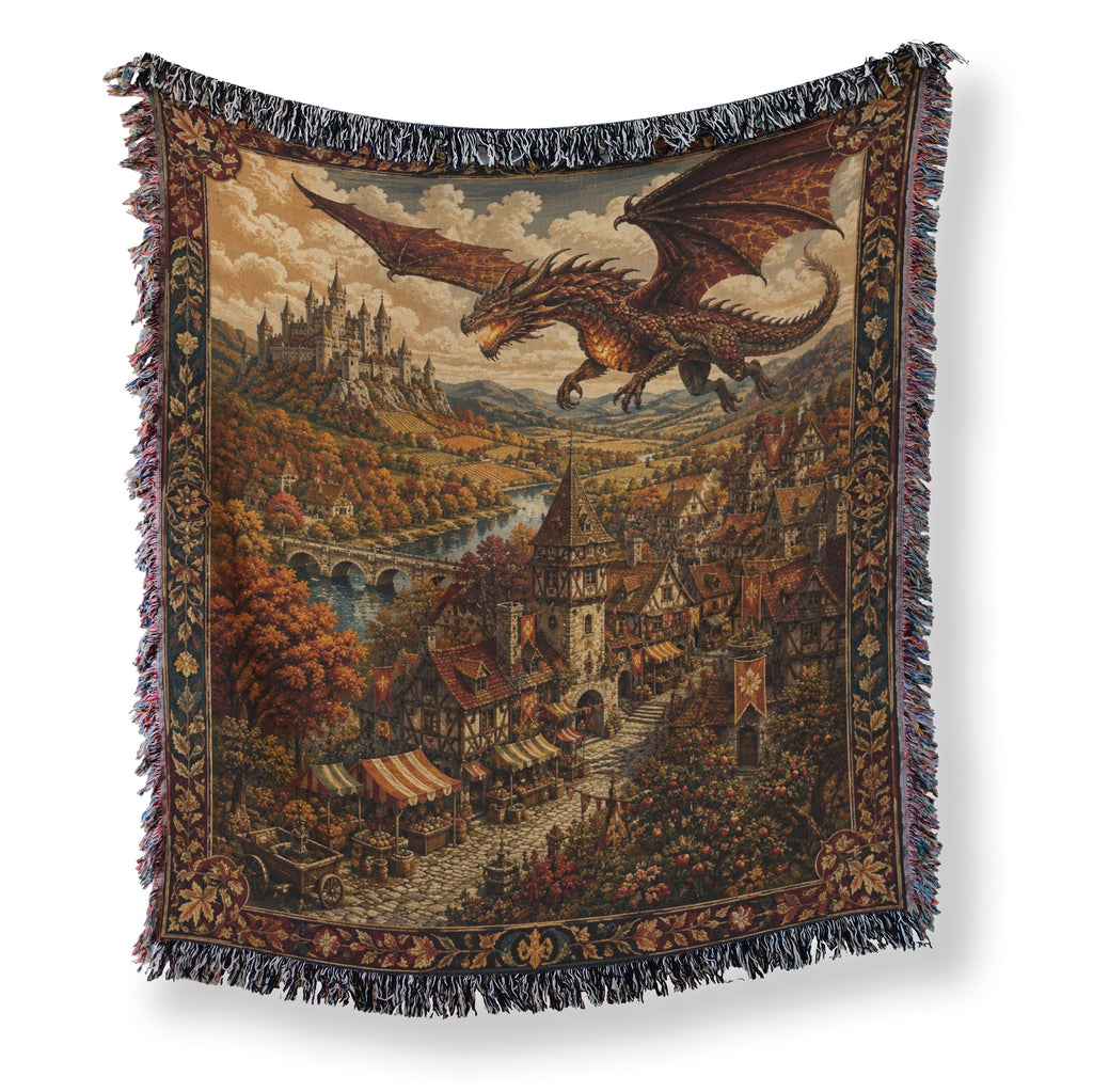 The Dragon Over Autumnvale Blanket