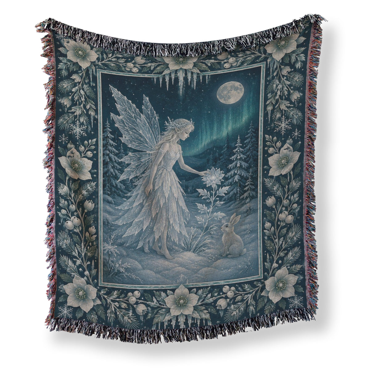 Winter Aurora Fairy Blanket Main image