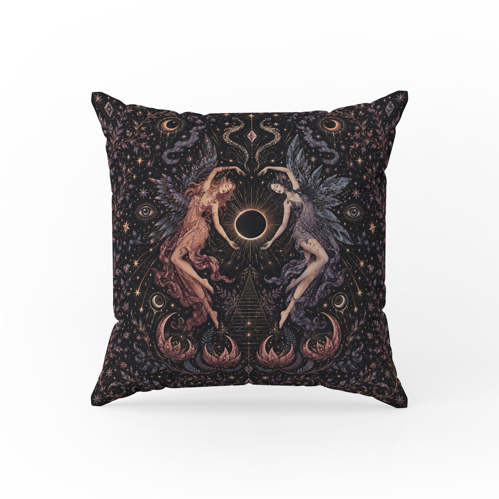 Eclipse Dancers – Dark Celestial Fairy Pillow