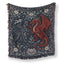The Crimson Moon Dragon Duel Blanket