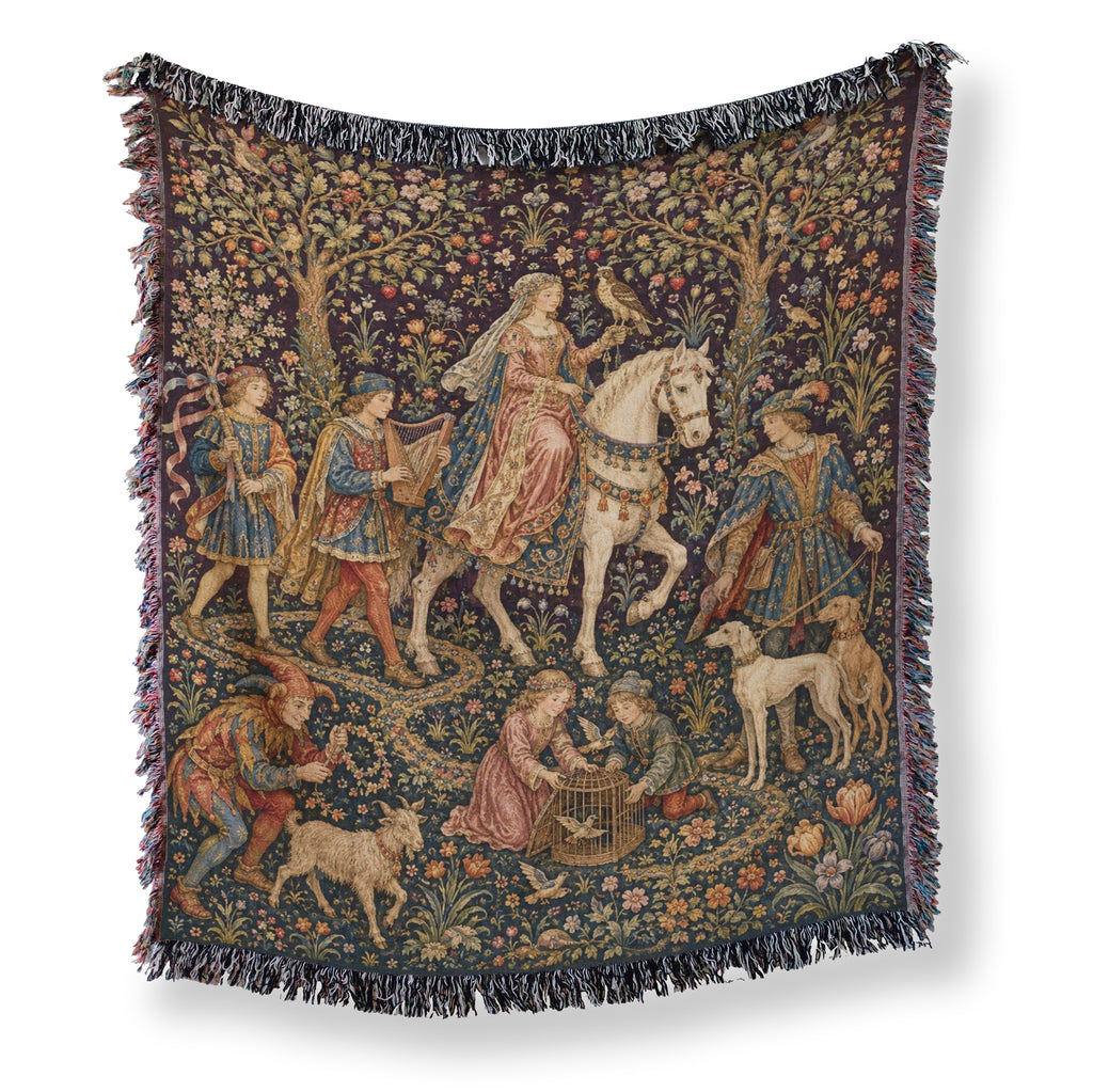 The Falconer’s Procession Blanket