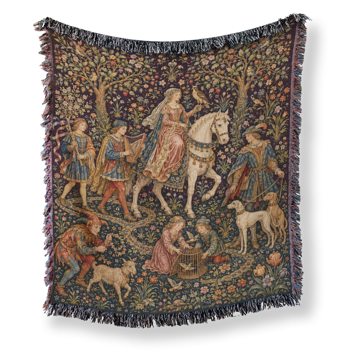The Falconer’s Procession Blanket