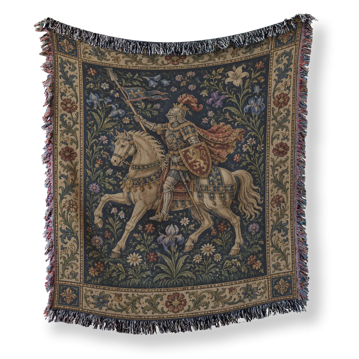 The Fleur-de-Lis Cavalier Blanket