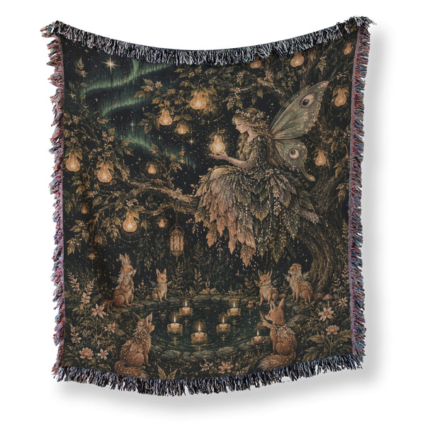 Lantern Tree Fairy Blanket
