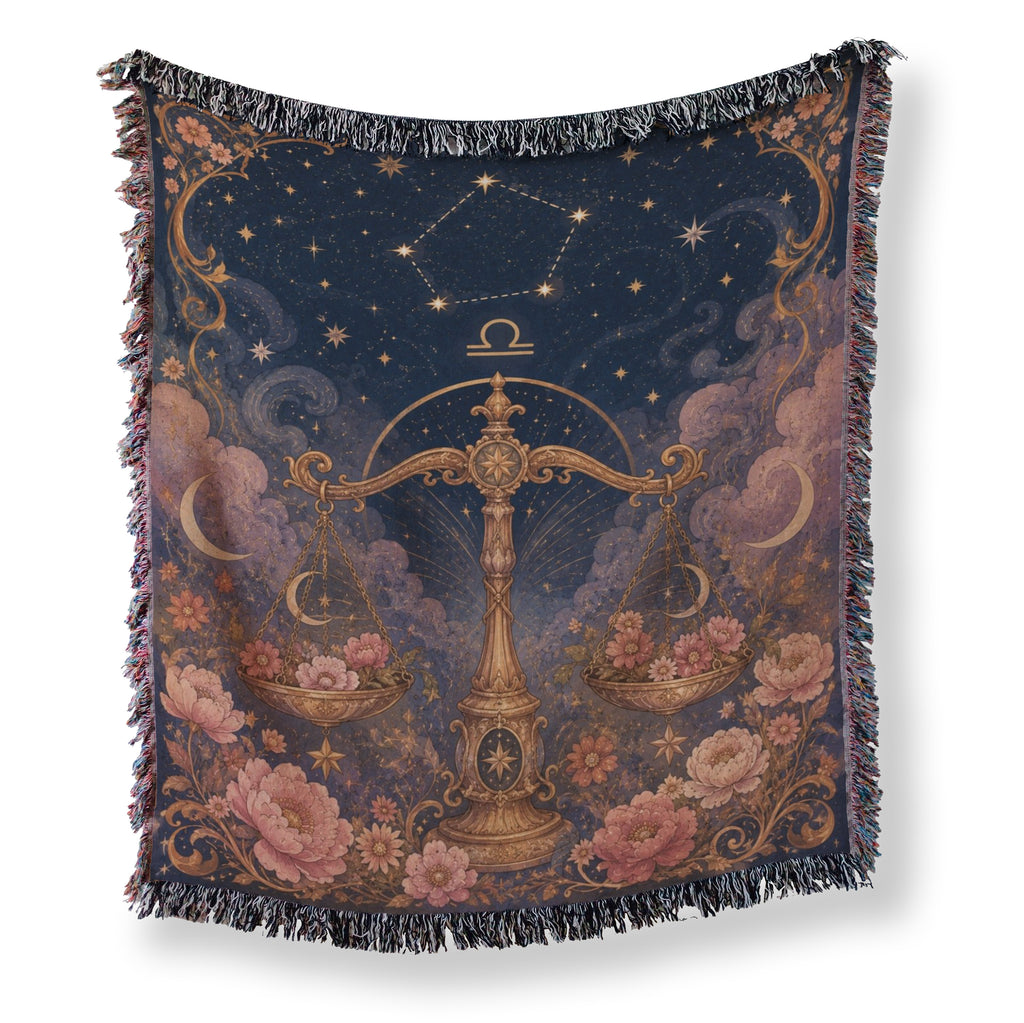 Libra Celestial Scales Blanket