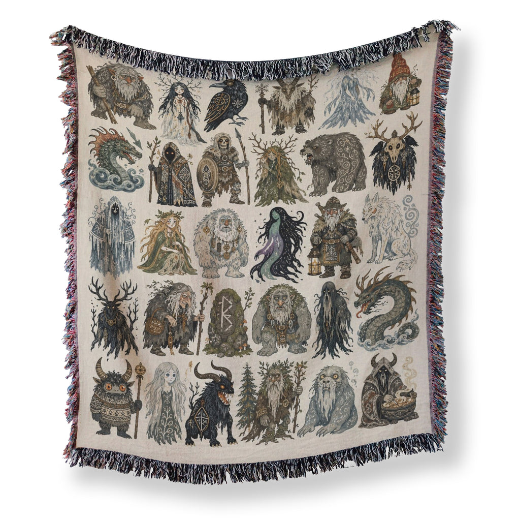 Enchanted Folklore Bestiary Blanket