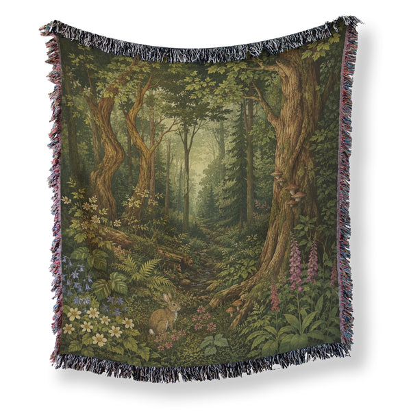 The Woodland Hare Blanket