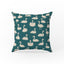 Teal Swan Lake – Elegant Swan Pillow