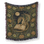 Golden Garden Dragon Reader Blanket