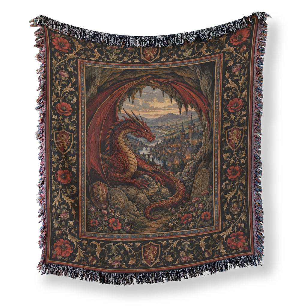 The Dragon’s Hidden Lair Blanket