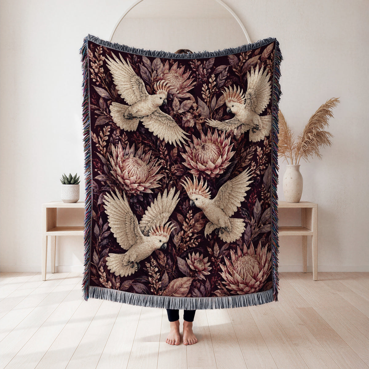 Cockatoo Protea Blanket