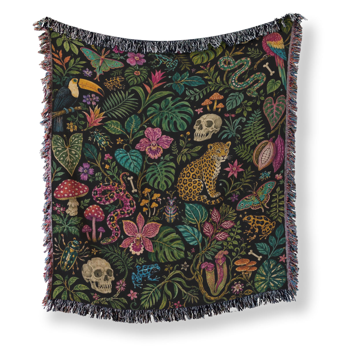 Dark Jungle Curiosities Blanket Main image