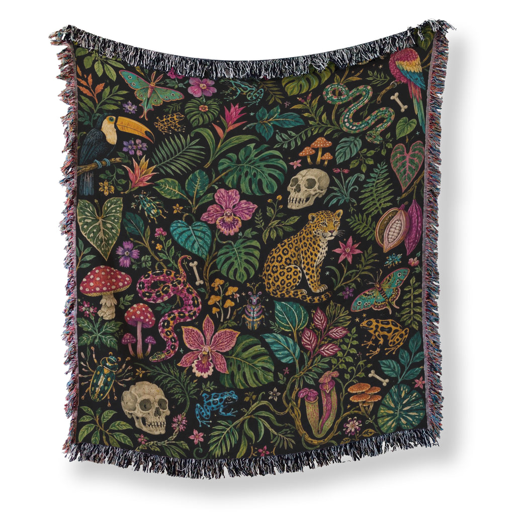 Dark Jungle Curiosities Blanket