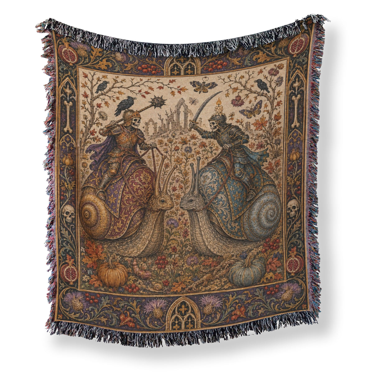 The Snail Knights’ Duel Blanket Main image