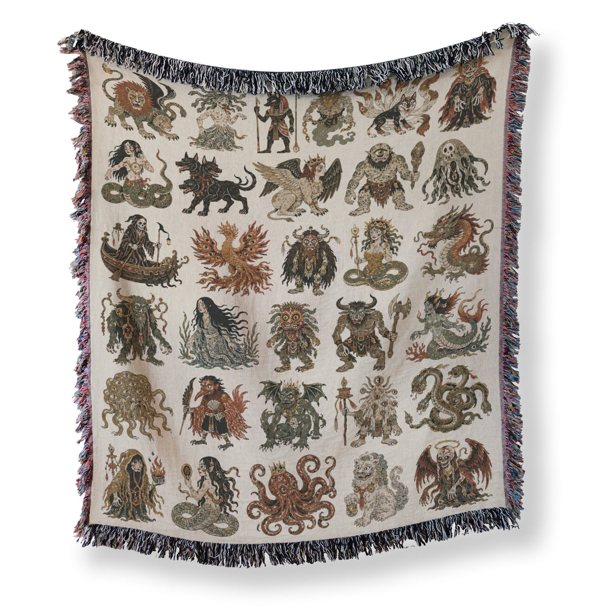 Mythic Creatures Bestiary Blanket Main image