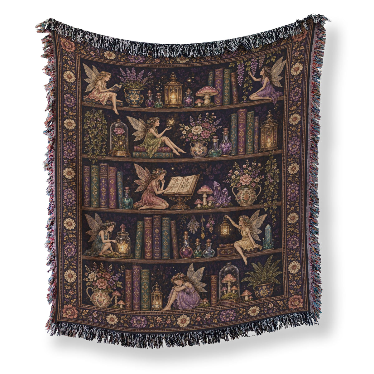 Fairies of the Hidden Library Blanket Main image