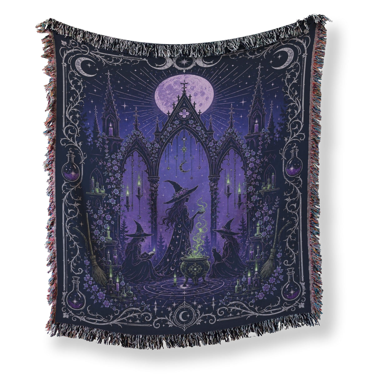 Witches of the Violet Cathedral Blanket
