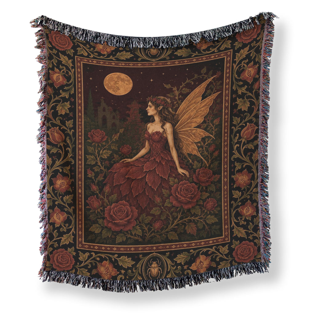 Crimson Rose Fairy Blanket