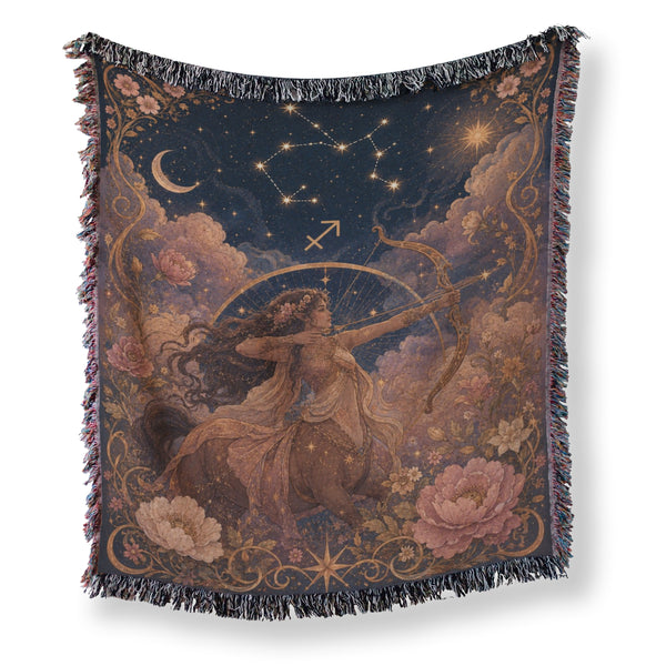 Sagittarius Celestial Archer Blanket