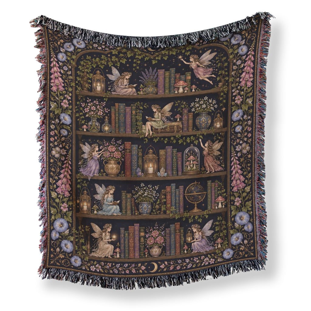 Moonlit Fairy Library Blanket