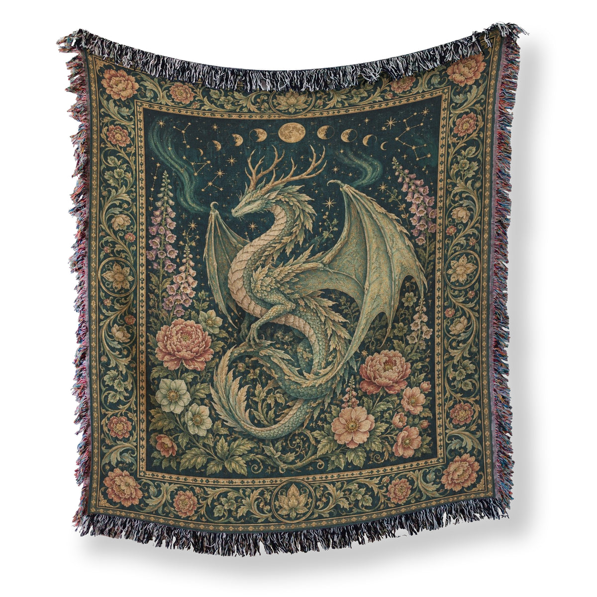 The Celestial Garden Dragon Blanket Main image