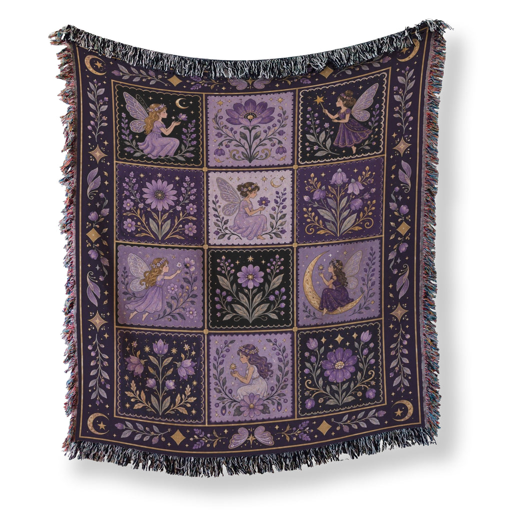 Moonlit Fairy Patchwork Blanket