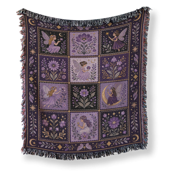 Moonlit Fairy Patchwork Blanket