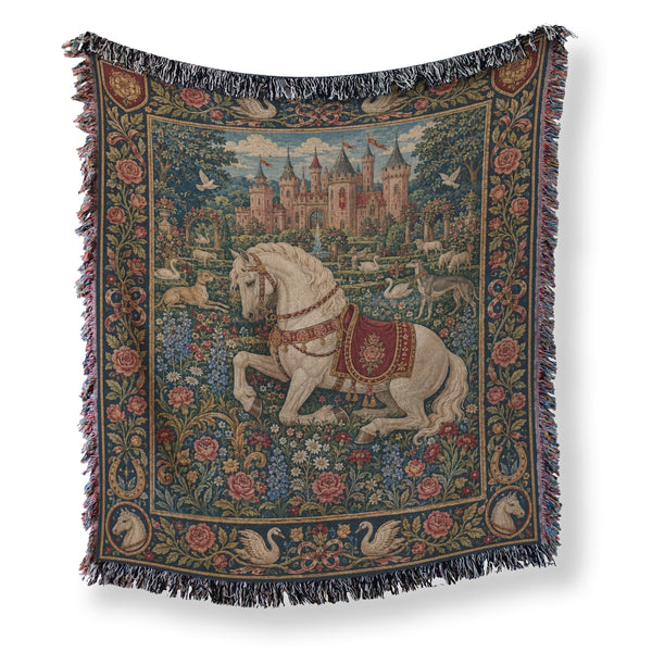 The Rose Court Warhorse Blanket