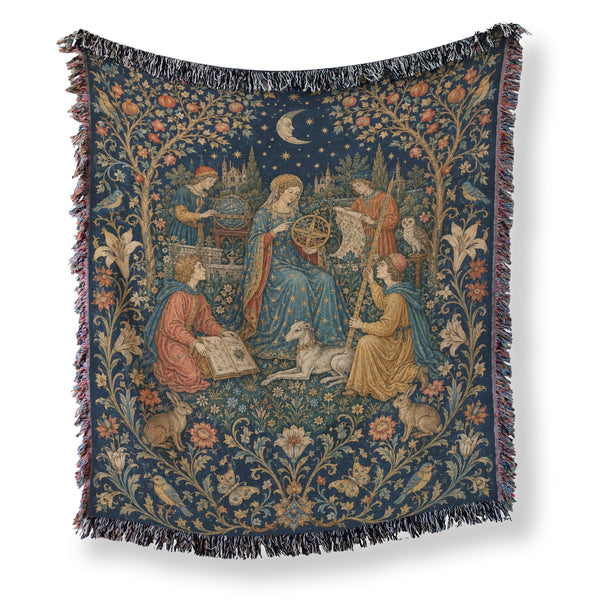 The Stargazers of the Moon Court Blanket