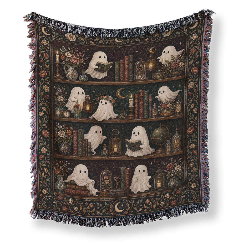 Ghosts of the Haunted Library Blanket